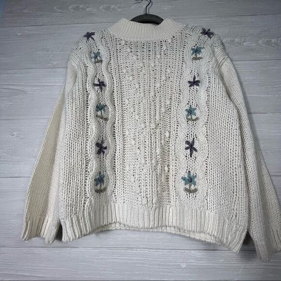 Vintage Hand Knit Mocked Sweater - Picture 4 of 11